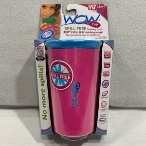 WOW Cup Tele Brands Spill Free Kids Cup NEW!